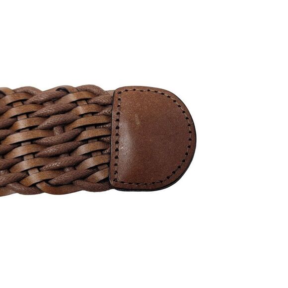 Vintage Braided Brown Belt 10 Unique Woven Braided Boho Cottage Core Country - Picture 9 of 13